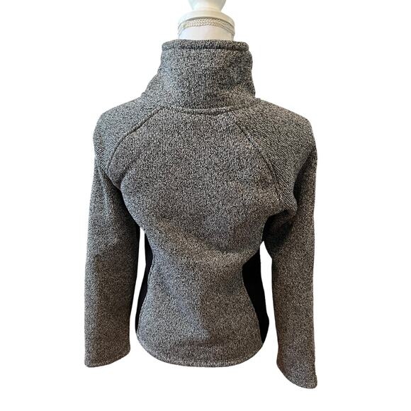 Spyder Constant Full Zip Sweater Fleece Hybrid Jacket Charcoal Heather S - Picture 7 of 10